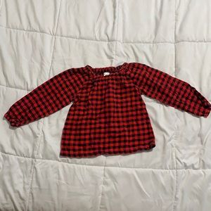 Carters plaid longsleeve shirt